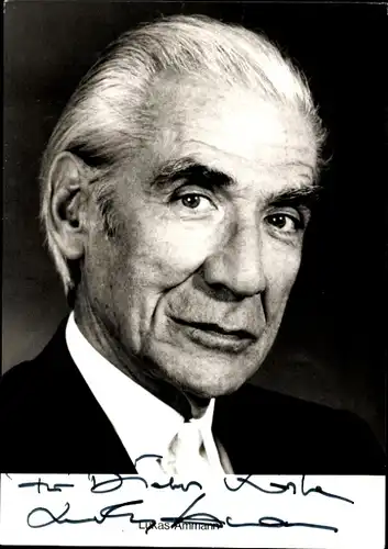 Ak Schauspieler Lukas Ammann, Portrait, Autogramm