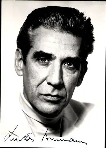 Ak Schauspieler Lukas Ammann, Portrait, Autogramm