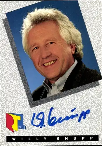 Ak Schauspieler Willy Knupp, Portrait, Autogramm