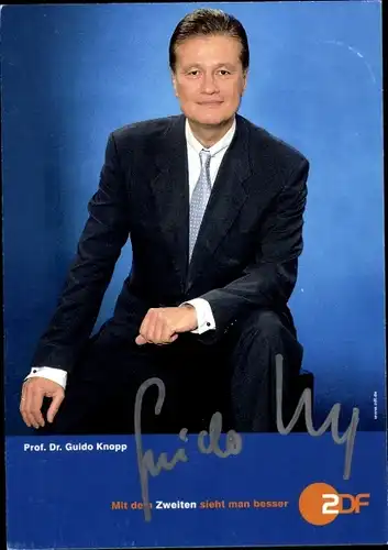 Ak Schauspieler Guido Knopp, Portrait, Autogramm