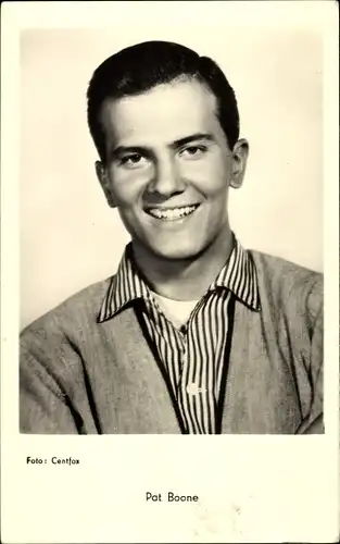 Ak Schauspieler und Sänger Pat Boone, Portrait