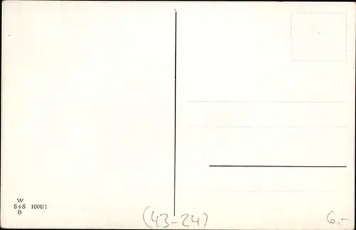 Künstler Ak Wills, John, Neujahr, zwei Clowns, Sekt, Kleeblatt