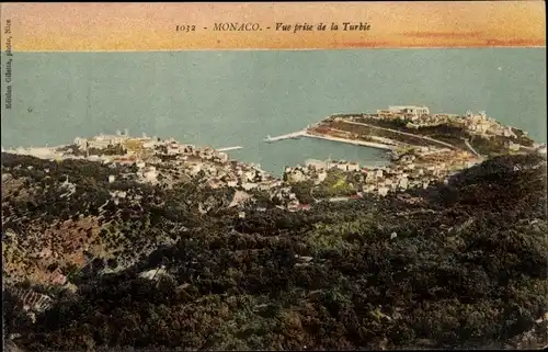 Ak Monaco, Vue prise de la Turbie