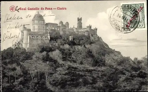 Ak Sintra Cintra Portugal, Real Castello da Pena