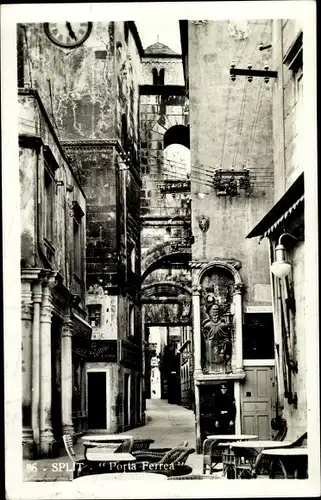 Ak Split Spalato Kroatien, Porta Ferrea
