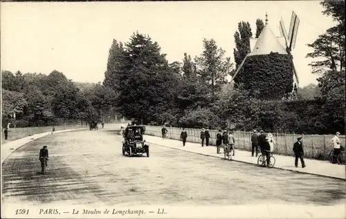 Ak Paris XVI Passy, Moulin de Longchamps