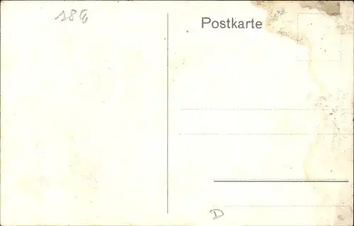 Litho Gröba Riesa an der Elbe Sachsen, Seifen Fabrik, Schornstein, Fertigungshalle
