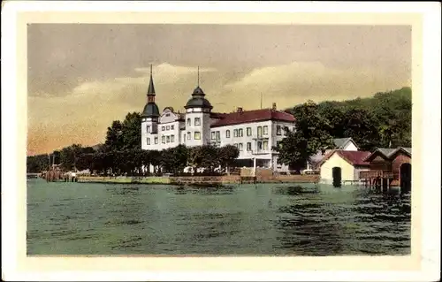 Ak Starnberg am Starnberger See Oberbayern, Hotel Leoni