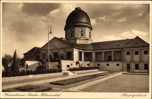 Ak Berlin Wilmersdorf, Krematorium, Hauptgebäude