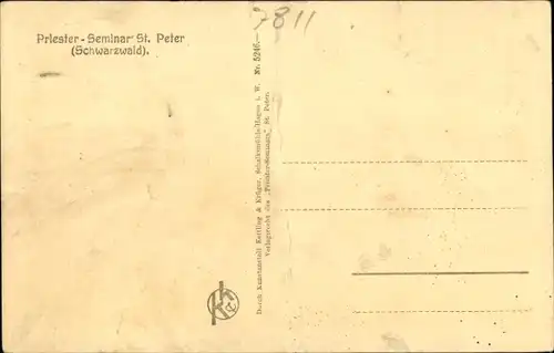 Ak St. Peter Hochschwarzwald Baden Württemberg, Totalansicht