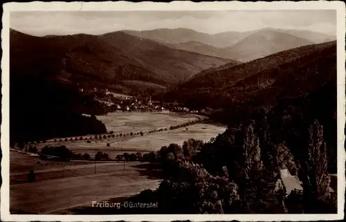 Ak Günterstal Freiburg im Breisgau, Panorama