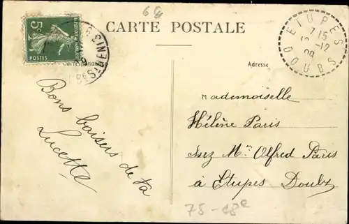 Ak Paris XVIII. Montmartre, Rue de la Chapelle Ecke Riquet