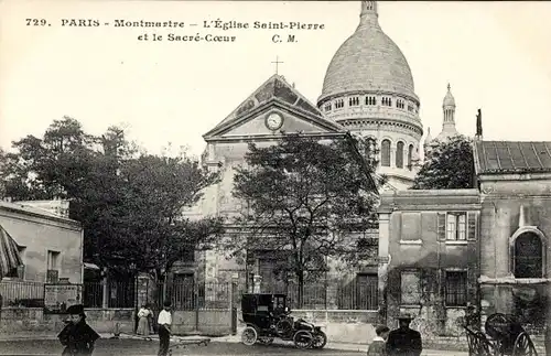 Ak Paris XVIII. Montmartre, Kirche St-Pierre de Montmartre