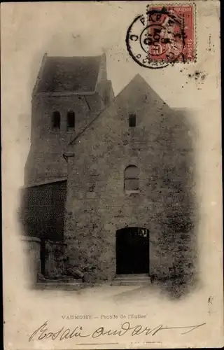 Ak Vaumoise Oise, Facade de l'Eglise