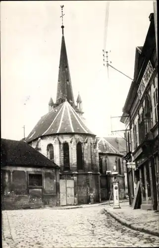 Ak Rantigny Oise, Abside et clocher de l'eglise