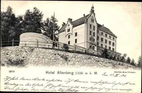 Ak Neubois Gereuth Elsass Bas Rhin, Hotel Altenberg