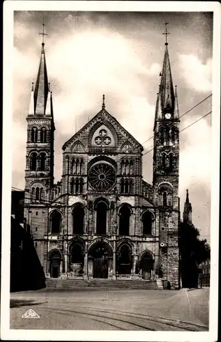 Ak Reims Marne, Kirche St Remy