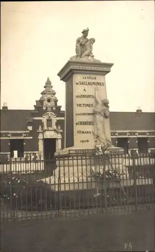 Ak Sallaumines Pas de Calais, Ehrenmal