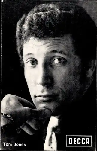 Ak Sänger Tom Jones, Decca Schallplatten, Portrait