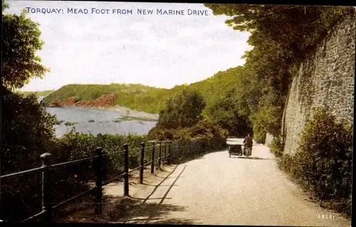 Ak Torquay Devon England, Mead Foot, New Marine Drive