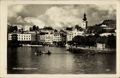 Ak Gmunden in Oberösterreich, Teilansicht