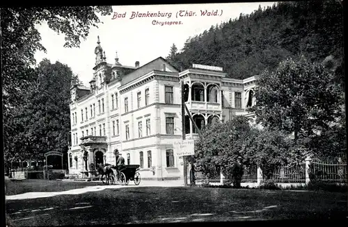 Ak Bad Blankenburg in Thüringen, Chrysopras, Kutsche