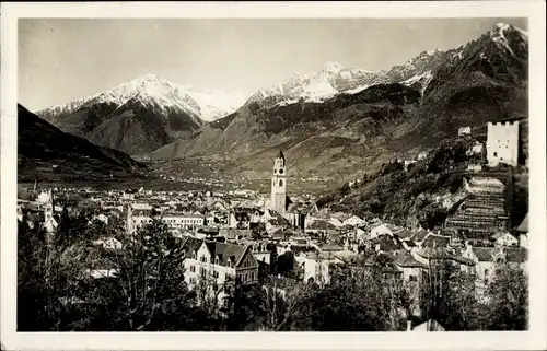 Ak Meran Merano Südtirol, Gesamtansicht