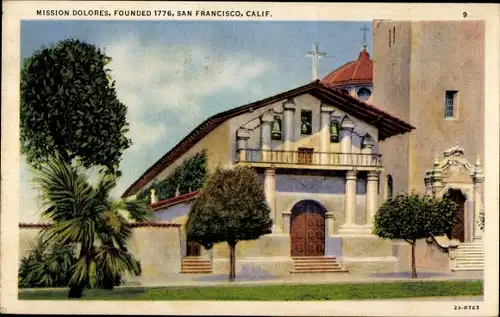 Ak San Francisco Kalifornien USA, Mission Dolores