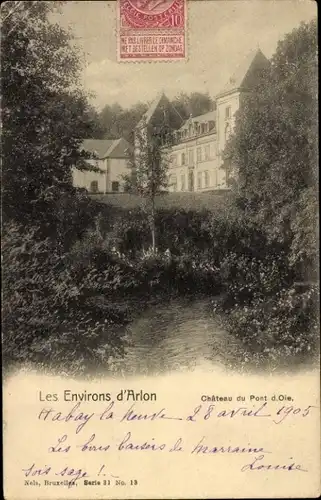 Ak Arlon Aarlen Wallonien Luxemburg, Chateau du Pont d'Oie