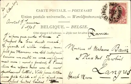 Ak Anvers Antwerpen Flandern, Calfeutrage d'un navire en cale seche