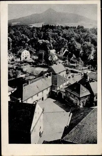 Ak Mimoň Niemes Region Reichenberg, Ralsko, Teilansicht, Dächer