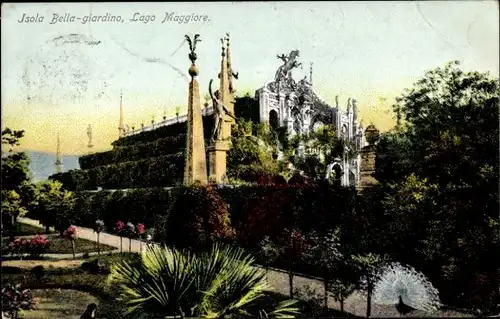 Ak Isola Bella Lombardia, Bella Giardino, Lago Maggiore
