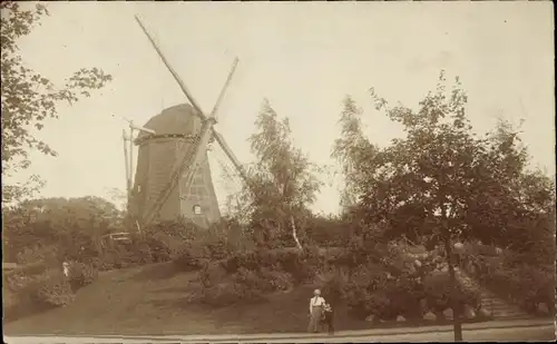 Foto Ak Hamburg Altona Ottensen, Rolandsmühle, Rathenaupark