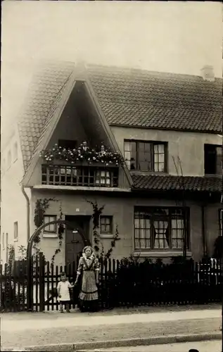 Foto Ak Hamburg Wandsbek, Wohnhaus Georg Ifelstöger, Bernerstraße 14, Juni 1912