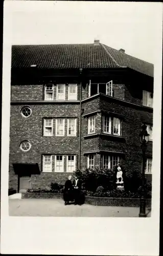 Foto Ak Hamburg Nord Winterhude, Wohnhaus Fiefstücken 9, Ecke Efeuweg, ca. 1925