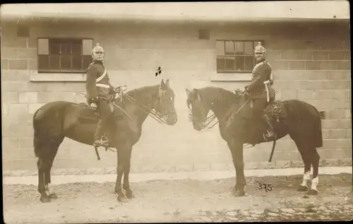 Foto Ak Ohrdruf in Thüringen, Deutsche Soldaten in Uniformen, Pferde