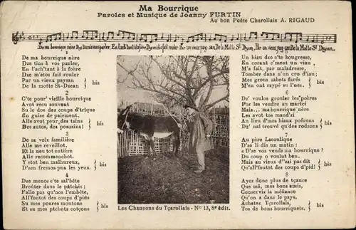 Lied Ak Ma Bourrique, Paroles et Musique de Joanny Furtin