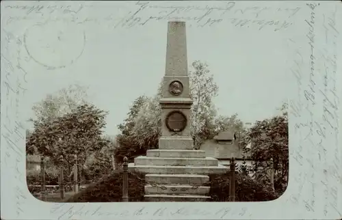 Ak Lipiany Lippehne Neumark Ostbrandenburg, Denkmal