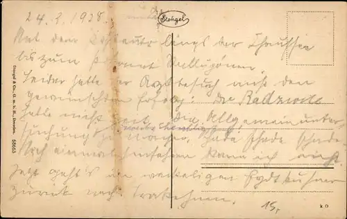 Ak Nesterow Stallupönen Ostpreußen, Post