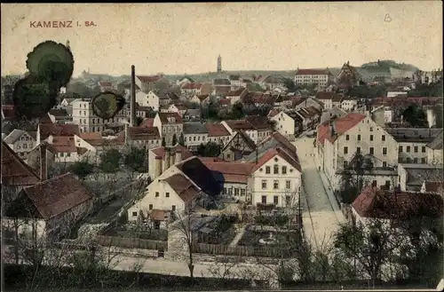 Ak Kamenz in Sachsen, Teilansicht