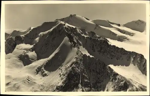 Ak Ötztal Tirol, Berge, Mutmalspitze, Blick von der Kreuzspitze