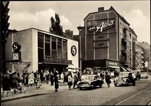 Ak Berlin Prenzlauer Berg, S-Bahnhof Schönhauser Allee