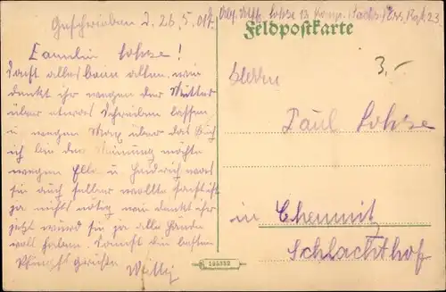 Künstler Ak Abschuss eines französischen Fesselballons bei Verdun, 16.03.1917