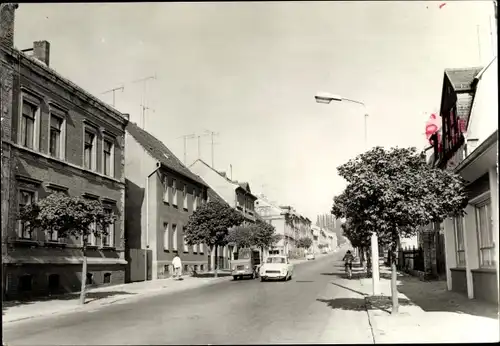 Ak Schkeuditz in Sachsen, Bahnhofstraße