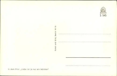 Ak Schauspielerin Claude Farell, Portrait, Autogramm, Liebe ist ja nur ein Märchen