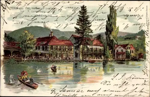 Litho Ilsenburg im Harz, Hotel zu den roten Forellen