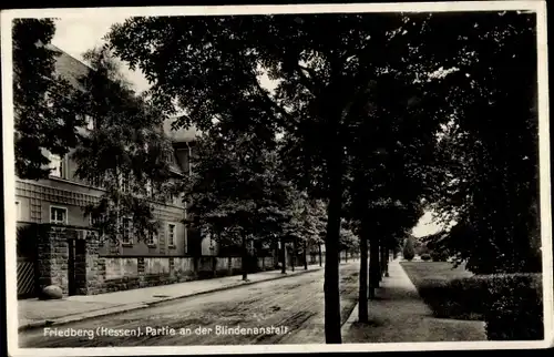 Ak Friedberg in Hessen, An der Blindenanstalt