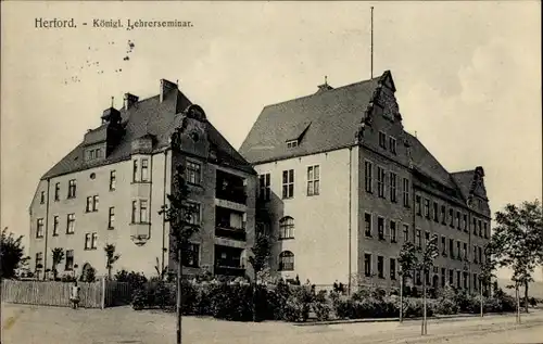 Ak Herford in Westfalen, Lehrerseminar