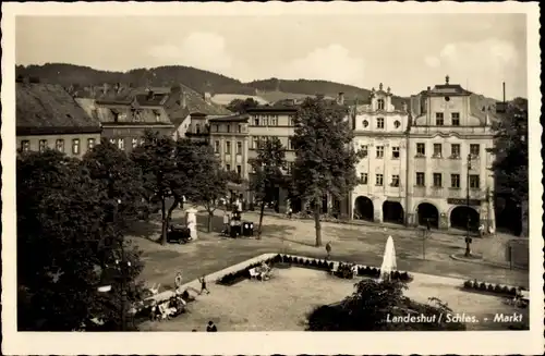 Ak Kamienna Góra Landeshut Riesengebirge Schlesien, Markt