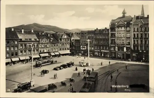 Ak Wałbrzych Waldenburg Schlesien, Ring, Rynek